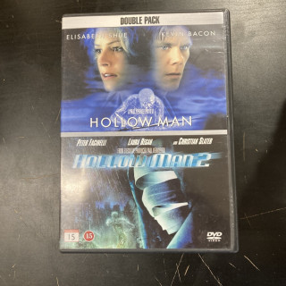 Hollow Man / Hollow Man 2 2DVD (VG+/VG+) -kauhu/sci-fi-